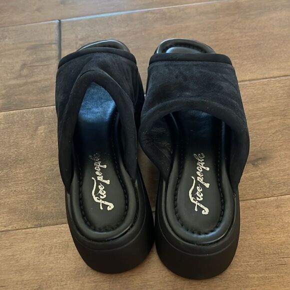 Free People Molly Suede Platform Sandals EU 38.5 US 8.5 - Picture 4 of 6